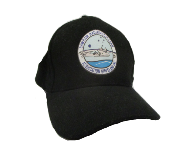Club Cap with Heat Seal Logo (4199+Char/Blk-hs)